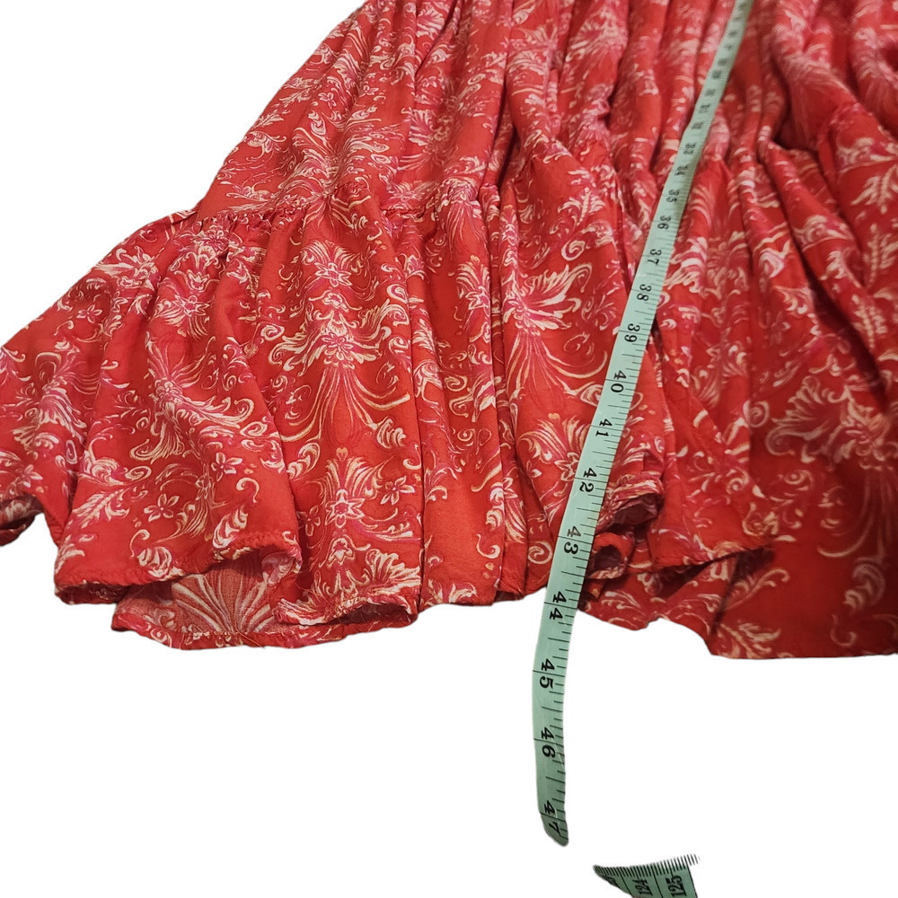 ABEL THE LABEL Strawberry Kisses Boho Maxi Dress Size S - Picture 7 of 10